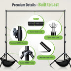 Stand Kit 3m X 2m Photography Background Adjustable