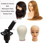 Stand Mannequin Head Tripod Height Adjustment for Manikin