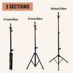 Stand Mannequin Head Tripod Height Adjustment for Manikin