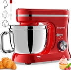 Stand Mixer 4.5L+5L Bowls 8-Speed 1000W Tilt-Head Food