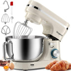 Stand Mixer 4.5L+5L Bowls 8-Speed 1000W Tilt-Head Food