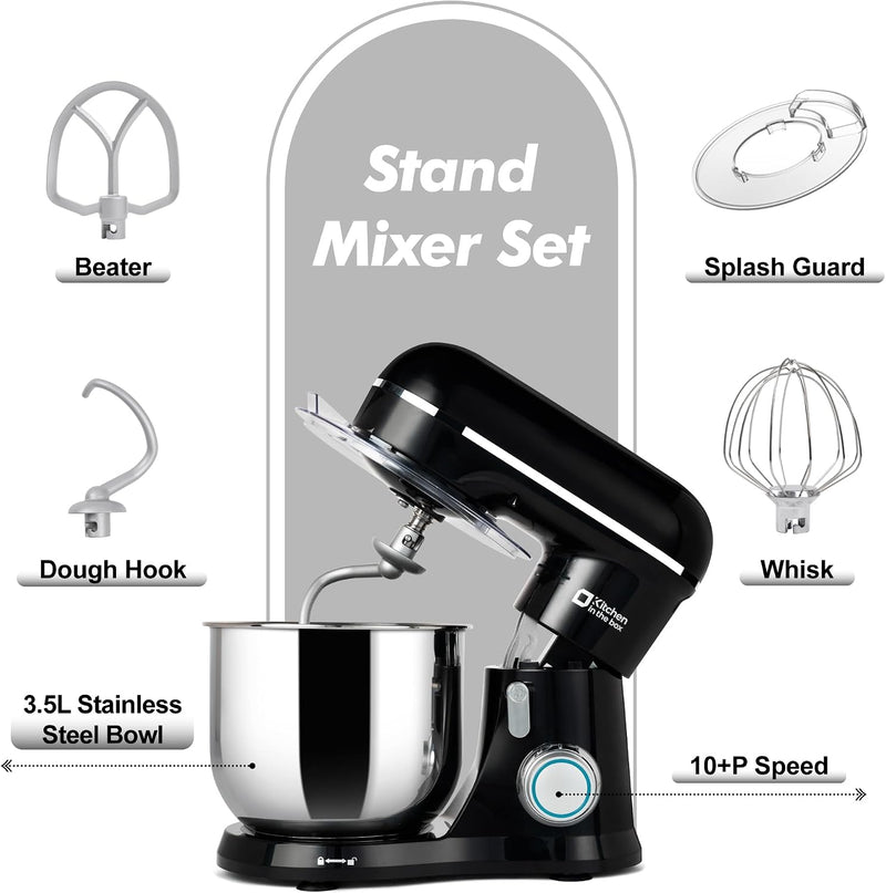Stand Mixer 4.5L+5L Dual Bowl Food for Home