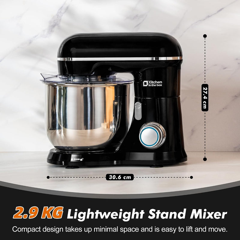 Stand Mixer 4.5L+5L Dual Bowl Food for Home