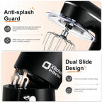 Stand Mixer 4.5L+5L Dual Bowl Food for Home