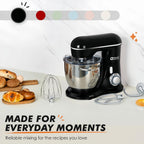 Stand Mixer 4.5L+5L Dual Bowl Food for Home