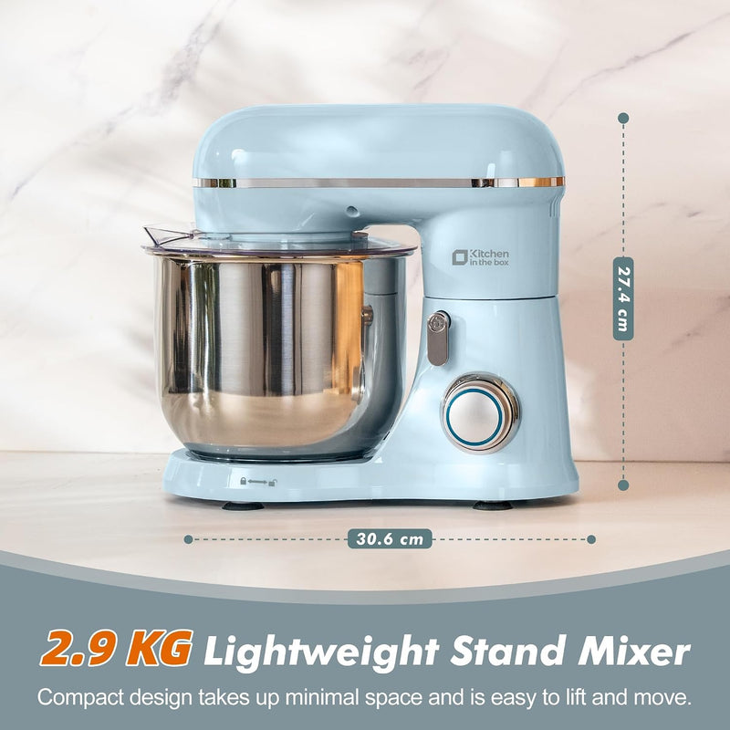 Stand Mixer 4.5L+5L Dual Bowl Food for Home