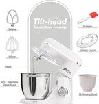 Stand Mixer 4.5L+5L Dual Bowl Food for Home