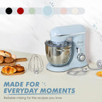 Stand Mixer 4.5L+5L Dual Bowl Food for Home