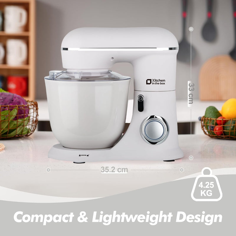 Stand Mixer 4.5L+5L Dual Bowl Food for Home
