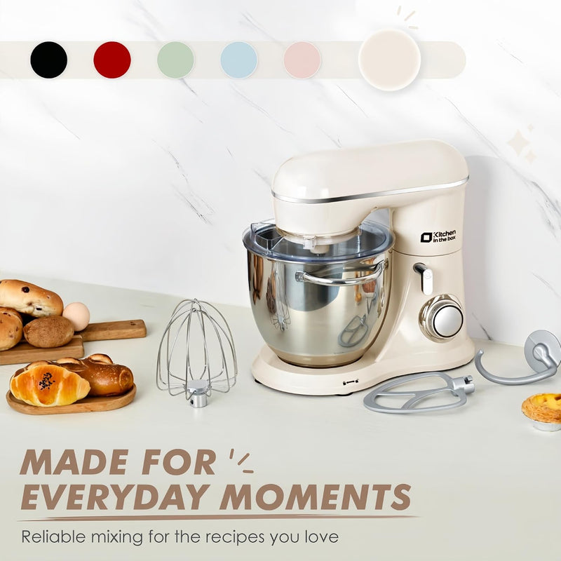 Stand Mixer 4.5L+5L Dual Bowl Food for Home