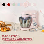 Stand Mixer 4.5L+5L Dual Bowl Food for Home