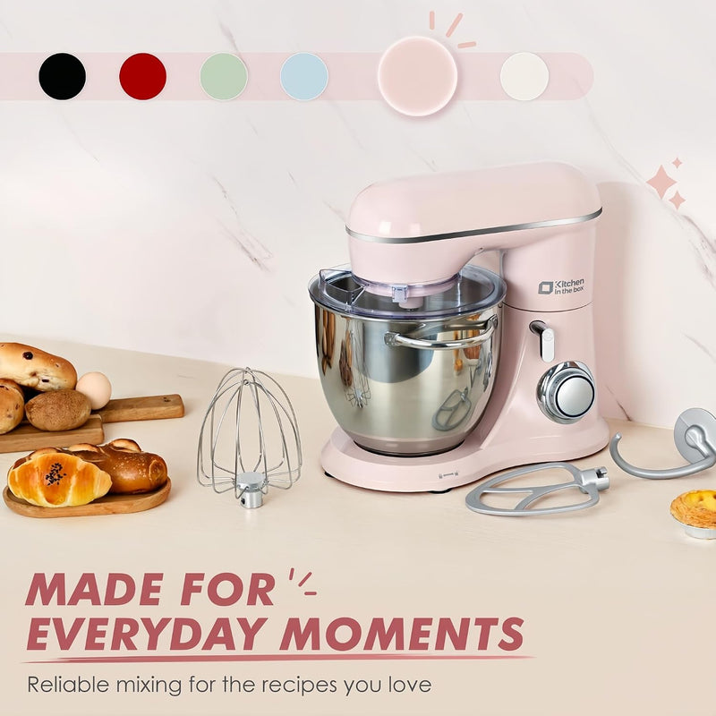 Stand Mixer 4.5L+5L Dual Bowl Food for Home