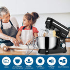 Stand Mixer 5 Quarts 8-Speed 1000W Tilt-Head Food