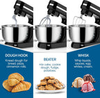 Stand Mixer 5 Quarts 8-Speed 1000W Tilt-Head Food