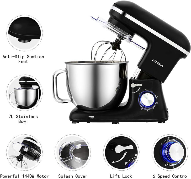 Stand Mixer 6.2L Food Electric Kitchen with Bowl