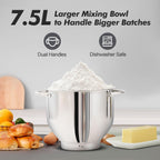Stand Mixer 6.2L Food Electric Kitchen with Bowl