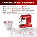 Stand Mixer 6.2L Food Electric Kitchen with Bowl