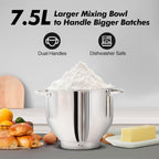 Stand Mixer 6.2L Food Electric Kitchen with Bowl