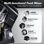 Stand Mixer 6.2L Food Electric Kitchen with Bowl