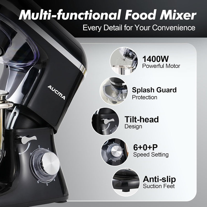 Stand Mixer 6.2L Food Electric Kitchen with Bowl