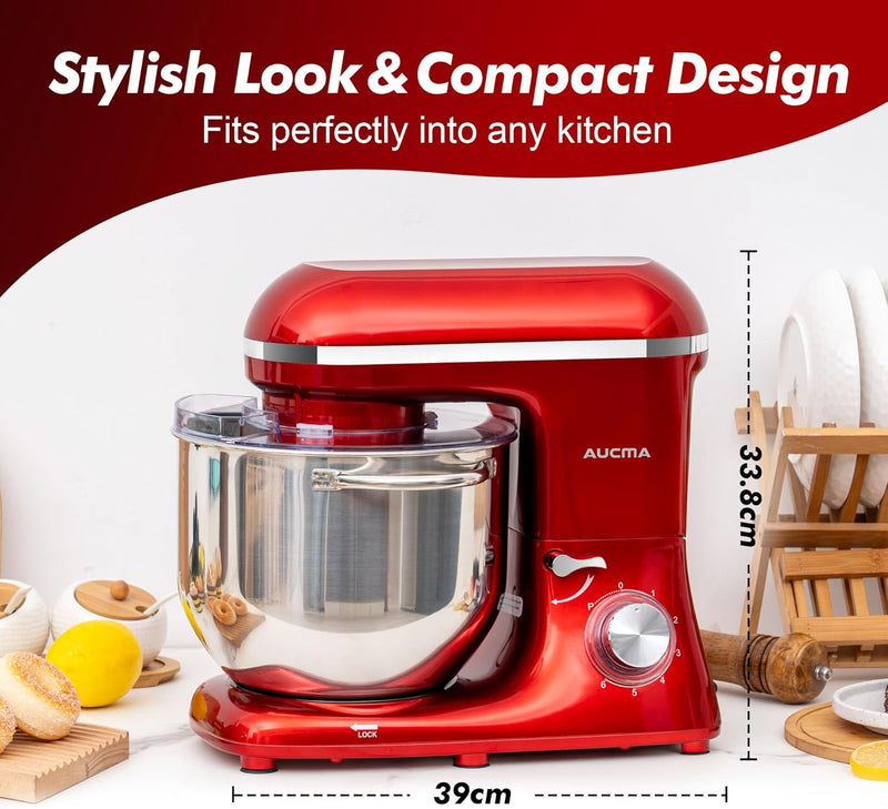 Stand Mixer 6.2L Food Electric Kitchen with Bowl