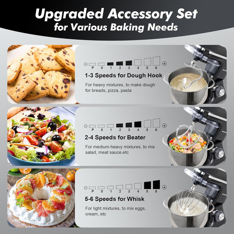 Stand Mixer 6.2L Food Electric Kitchen with Bowl