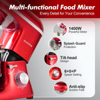 Stand Mixer 6.2L Food Electric Kitchen with Bowl