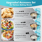 Stand Mixer 6.2L Food Electric Kitchen with Bowl