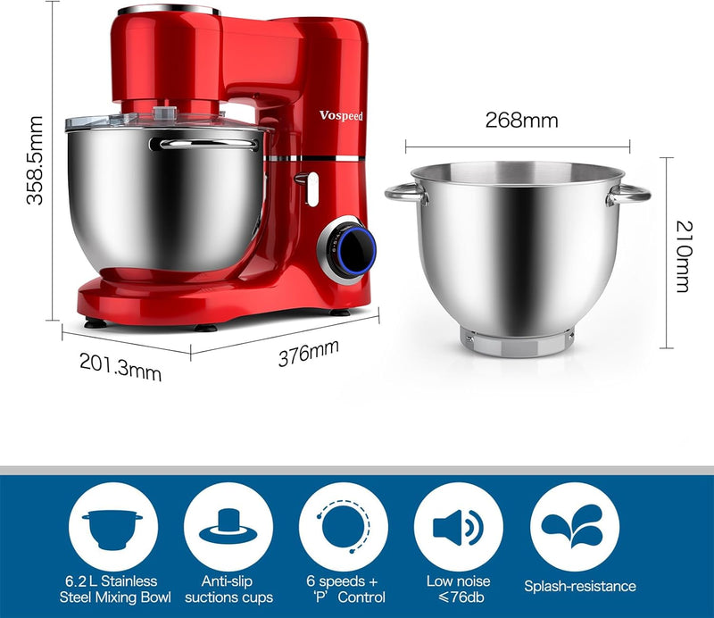 Stand Mixer 8L Cake Electric Kitchen Food
