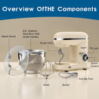 Stand Mixer Food Dough Blender 6.2L Electric Cake