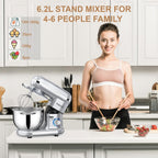 Stand Mixer Food Dough Blender 6.2L Electric Cake