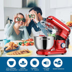Stand Mixer Food Dough Blender 6.2L Electric Cake