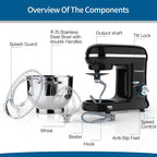 Stand Mixer Food Dough Blender 6.2L Electric Cake