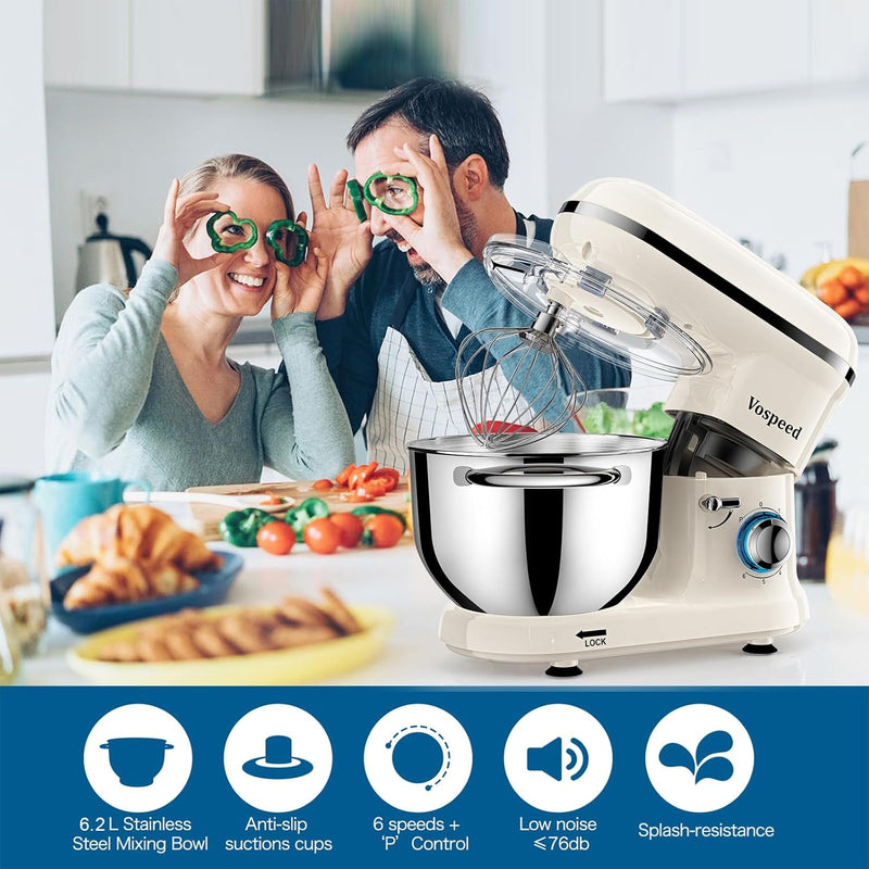 Stand Mixer Food Dough Blender 6.2L Electric Cake
