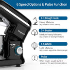 Stand Mixer Food Dough Blender 6.2L Electric Cake