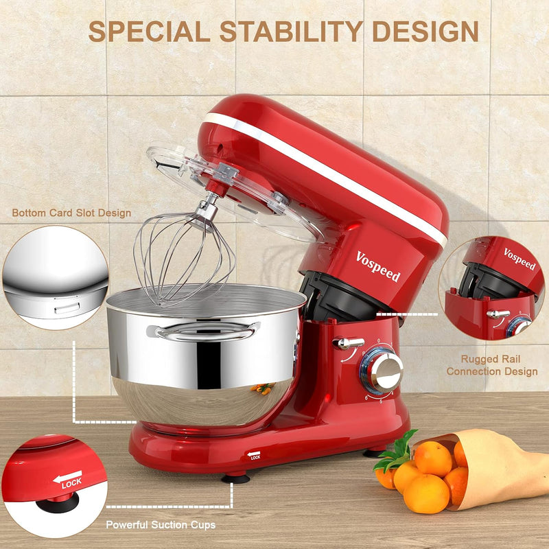 Stand Mixer Food Dough Blender 6.2L Electric Cake