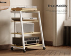 Stand Record Player Load Capacity 50KG Walnut