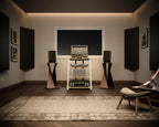 Stand Record Player Load Capacity 50KG Walnut