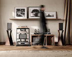 Stand Record Player Load Capacity 50KG Walnut