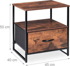 Stand Side Table Drawer