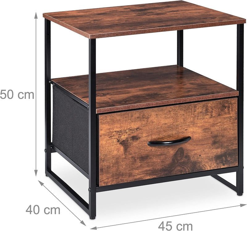 Stand Side Table Drawer