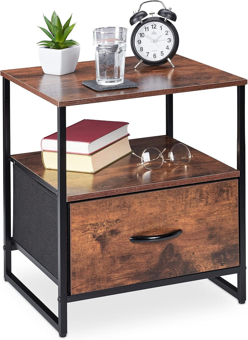 Stand Side Table Drawer