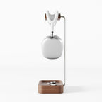 Stand Wood Metal Minimalist Headset Holder Hanger