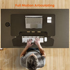 Standing Desk Converter 32'' Dual Tiered Sit-Stand Riser