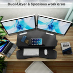 Standing Desk Converter 36 Inch Height Adjustable Sit