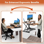 Standing Desk Converter 36 Inch Height Adjustable Sit