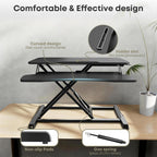 Standing Desk Converter 36 Inch Height Adjustable Sit