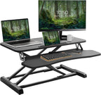 Standing Desk Converter 36 Inch Height Adjustable Sit
