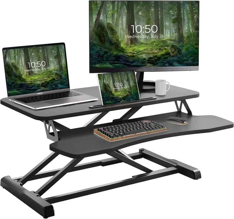 Standing Desk Converter 36 Inch Height Adjustable Sit