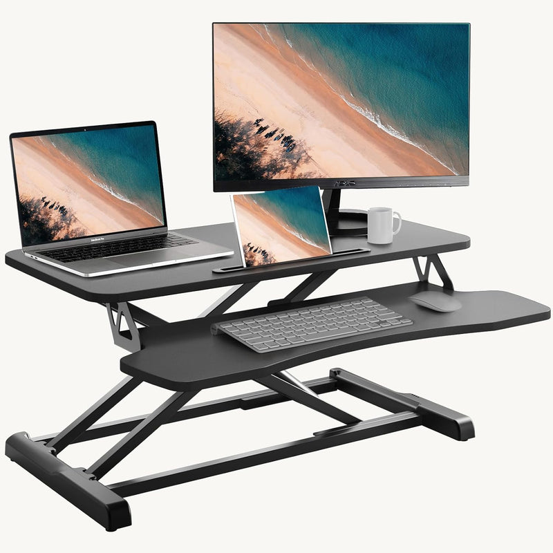 Standing Desk Converter 36 Inch Height Adjustable Sit